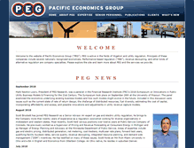 Tablet Screenshot of pacificeconomicsgroup.com